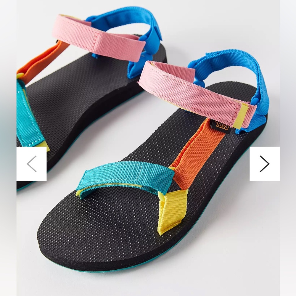 Multi-Colored Teva Originals Sandals | Sz 8 - Picture 3 of 14